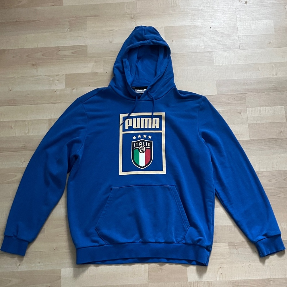 PUMA Italia Blue Hoodie for Men